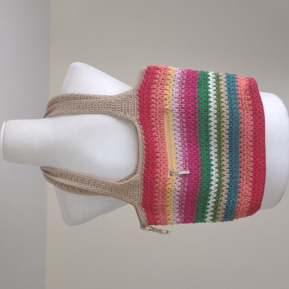 The Sak Multicolor Crochet Shoulder Bag